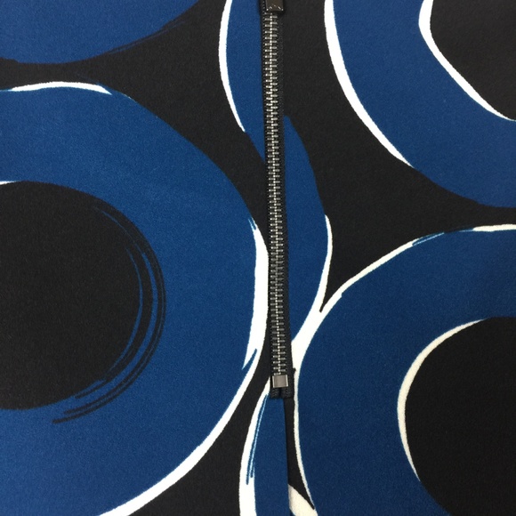 Alfani Plus Size Teal Pleated A-Line Dress - Picture 4 of 5